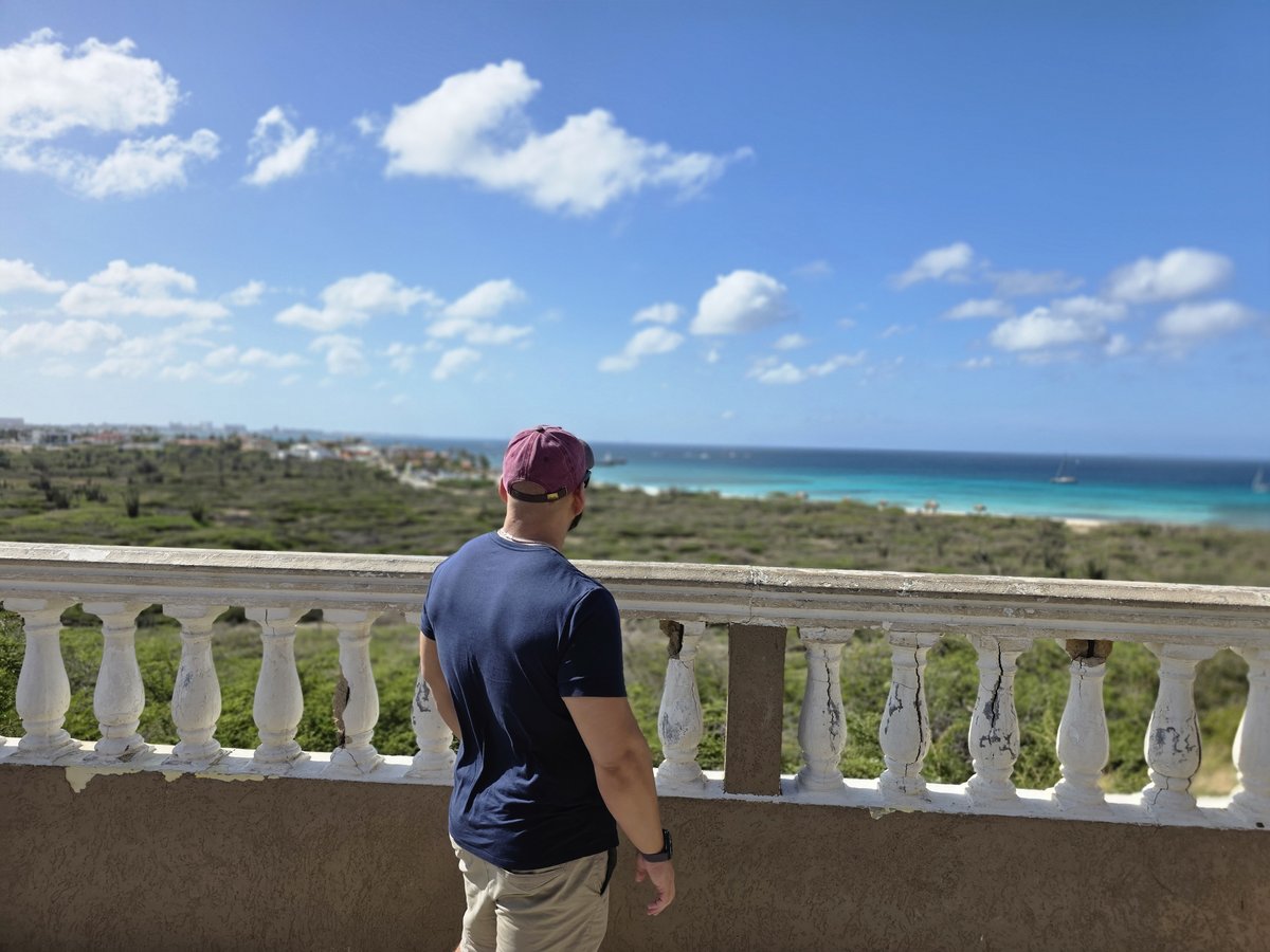Renzo at tropical balcony — November 2025