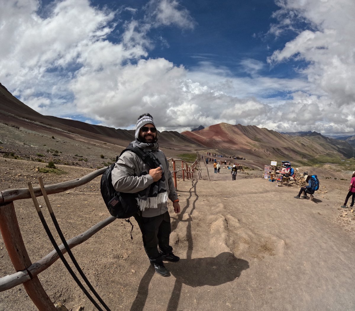 Renzo at Rainbow Mountain, Peru — 5,200m