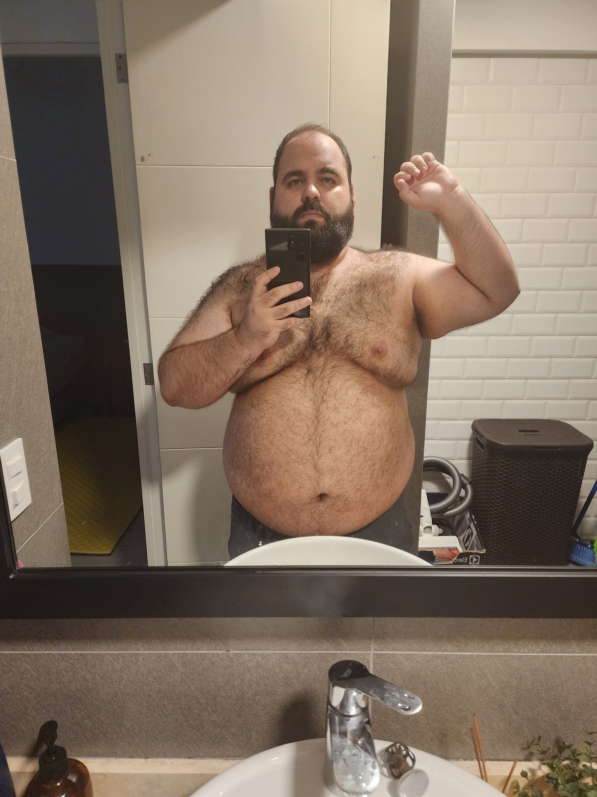 Renzo front view at 326lbs (148kg) — February 2024